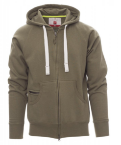 Dallas Felpa Uomo Full Zip Con Cappuccio 300gr. Payper