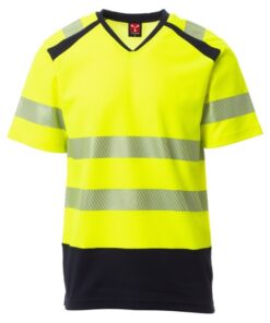 Way T-shirt Scollo A V In Alta Visibilit&agrave; Payper