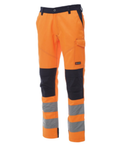 Charter Tech Pantalone Uomo Con Portaginocchiere Multistagione Alta Visibilit&agrave; Payper