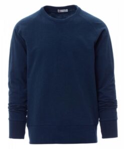 Malibù Felpa Girocollo Uomo In French Terry Effetto Fiammato Payper